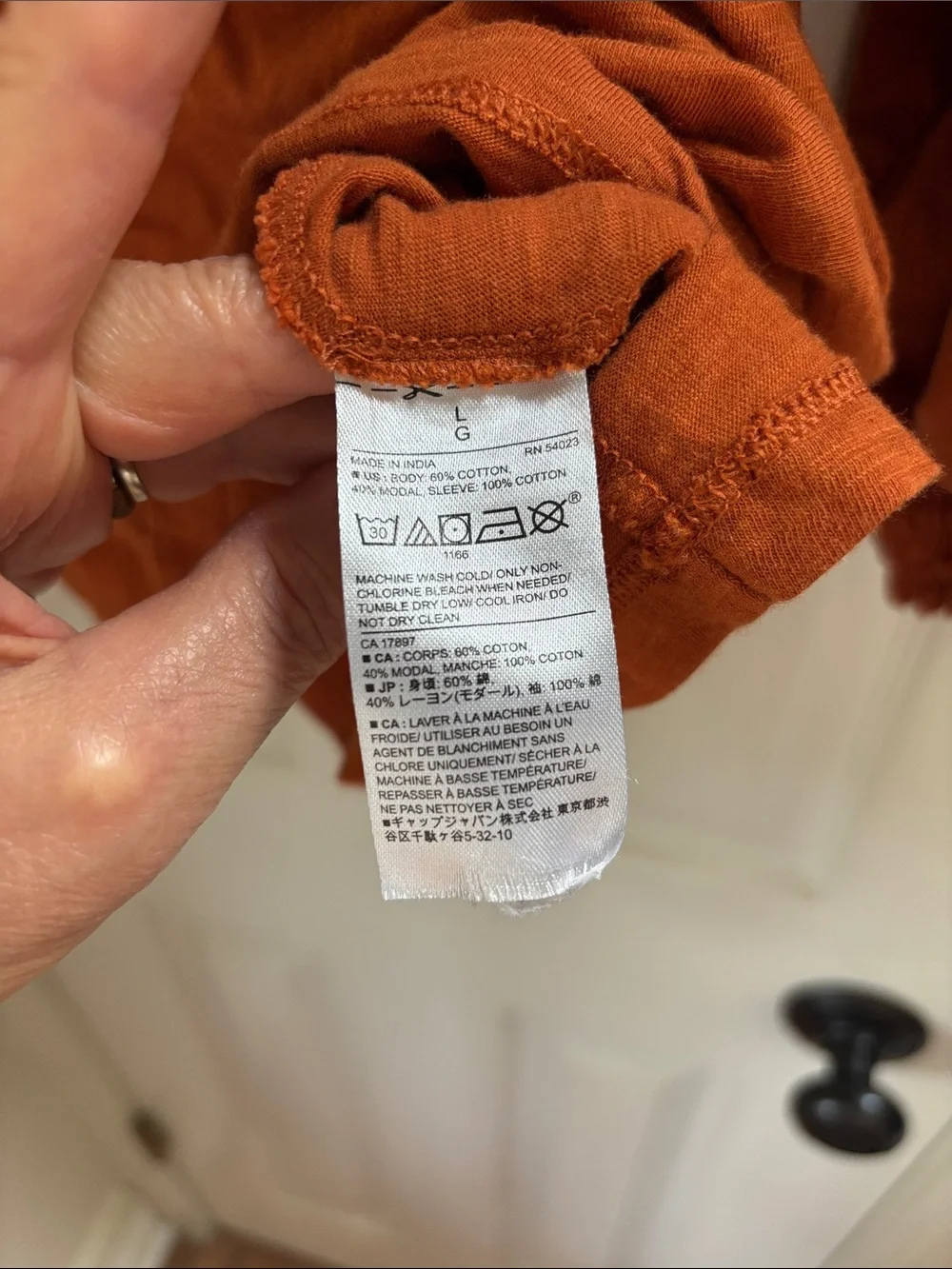Banana Republic Rust Orange Puff-Sleeve Women's Top
